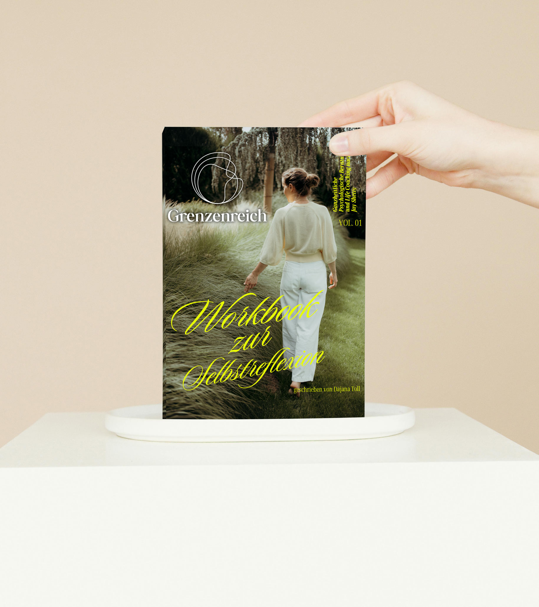 Mockup des kostenlosen Grenzenreich-Workbooks